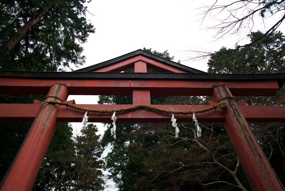 Sanno torii at Hiyoshi Taisha