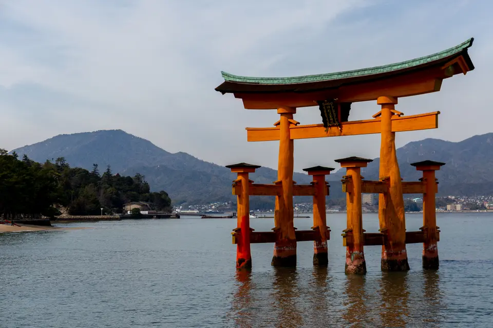 Great torii of Itsukushima Shrine